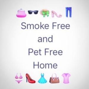 ALL ITEMS FROM SMOKE FREE PET FREE HOME